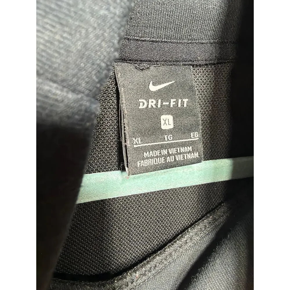 Nike Womens Dri-Fit Therma Flex Training Cowl Neck Sweatshirt Black Sz XL